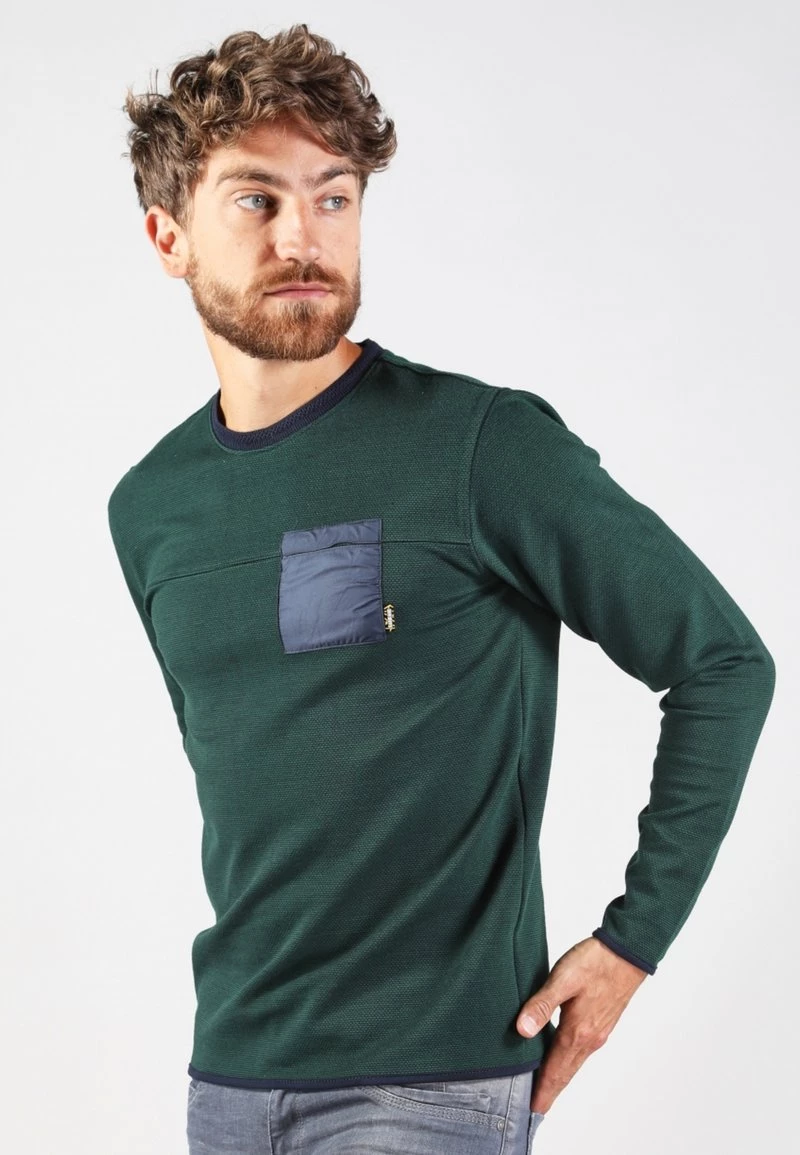 Gabbiano Strickpullover - Forest Green, Herren 6 Gabbiano Strickpullover - Forest Green, Herren – Bild 4