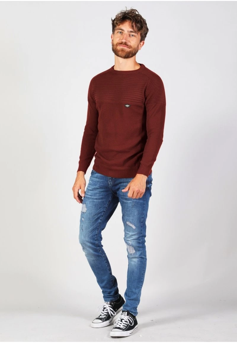 Gabbiano Langarmshirt - Burnt Red, Herren 4 Gabbiano Langarmshirt - Burnt Red, Herren – Bild 2