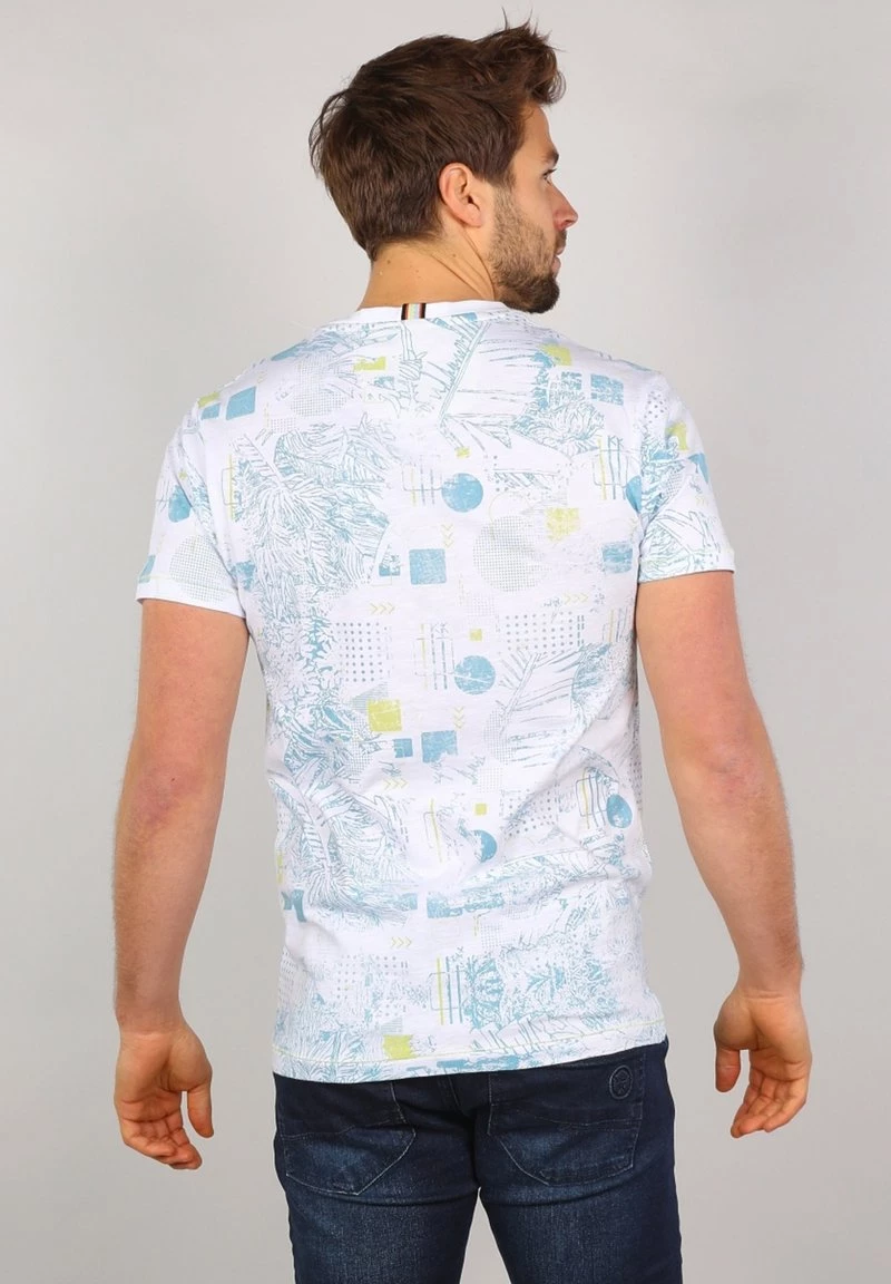 Gabbiano T-Shirt Print - White, Herren 5 Gabbiano T-Shirt Print - White, Herren – Bild 3