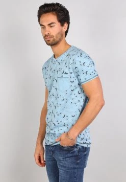 Gabbiano T-Shirt Print - Pebble Blue, Herren -Angebote Gabbiano Store 0a674d4439cc4e59b3f14dc2107734c8