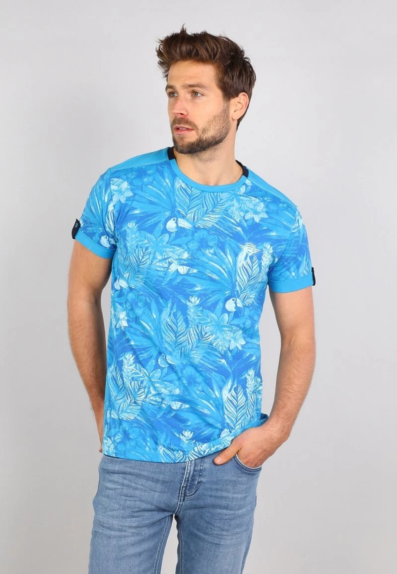 Gabbiano T-Shirt Print - Blue, Herren 3 Gabbiano T-Shirt Print - Blue, Herren