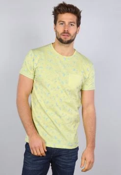 Gabbiano T-Shirt Print - Lime, Herren