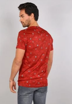 Gabbiano T-Shirt Print - Rusty Red, Herren -Angebote Gabbiano Store 0fee454049a8487583f9d09c2d2e5c0c