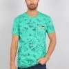 Gabbiano T-Shirt Print - Apple Green, Herren -Angebote Gabbiano Store 116ea0c91dd449b4a1565af113f70051