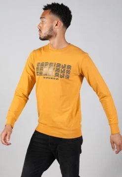 Gabbiano Sweatshirt - Mustard Yellow, Herren -Angebote Gabbiano Store 157ff16a0097401ab12cd50352b3a837