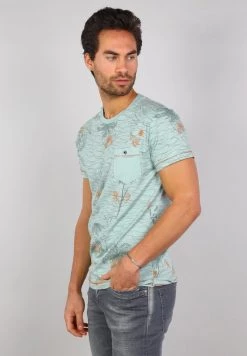 Gabbiano T-Shirt Print - Meadow Green, Herren -Angebote Gabbiano Store 190d1d616bc94485a40545612a7f792b