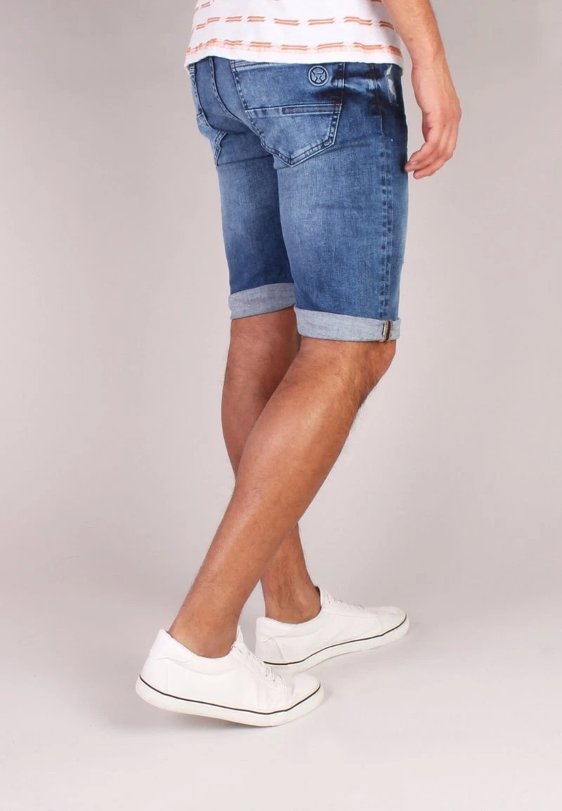 Gabbiano Jeans Shorts - Blue Destroyed, Herren 4 Gabbiano Jeans Shorts - Blue Destroyed, Herren – Bild 2