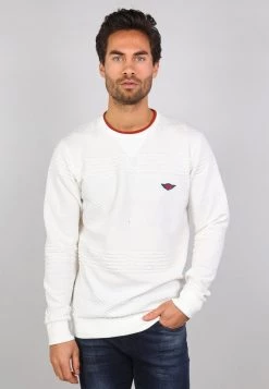 Gabbiano Strickpullover - Ecru, Herren