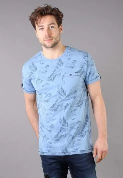 Gabbiano T-Shirt Print - Blue, Herren