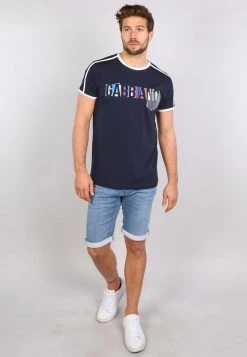 Gabbiano T-Shirt Print - Navy, Herren -Angebote Gabbiano Store 220e5a713e1a4ee196c2620218e2e30d