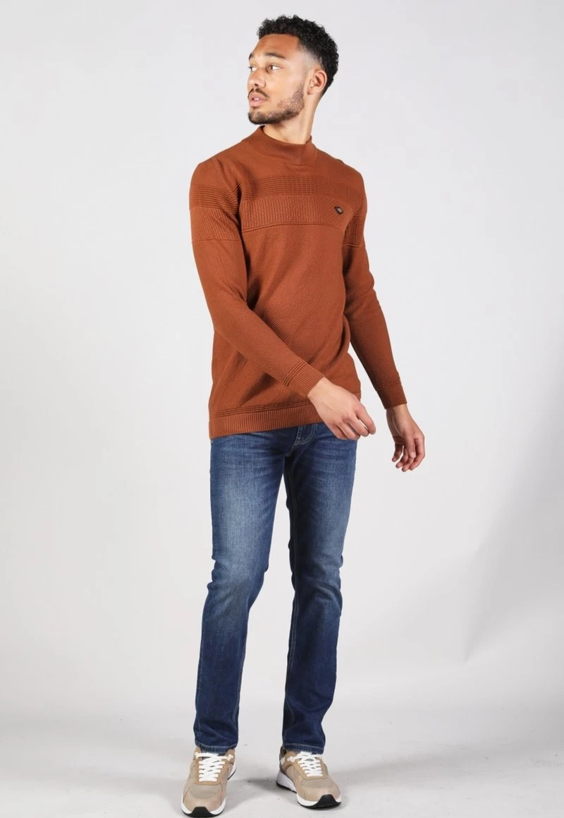 Gabbiano Strickpullover - Rusty Brown, Herren 4 Gabbiano Strickpullover - Rusty Brown, Herren – Bild 2