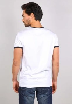 Gabbiano T-Shirt Print - White, Herren -Angebote Gabbiano Store 26f52f4e8e0e4a67951608263d78865a