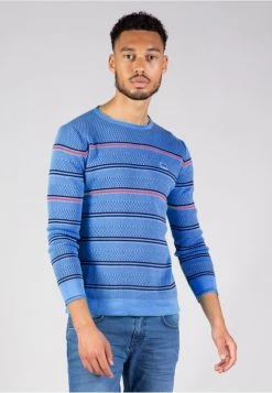 Gabbiano Strickpullover - Blue, Herren