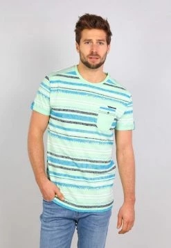 Gabbiano T-Shirt Print - Ash Green, Herren