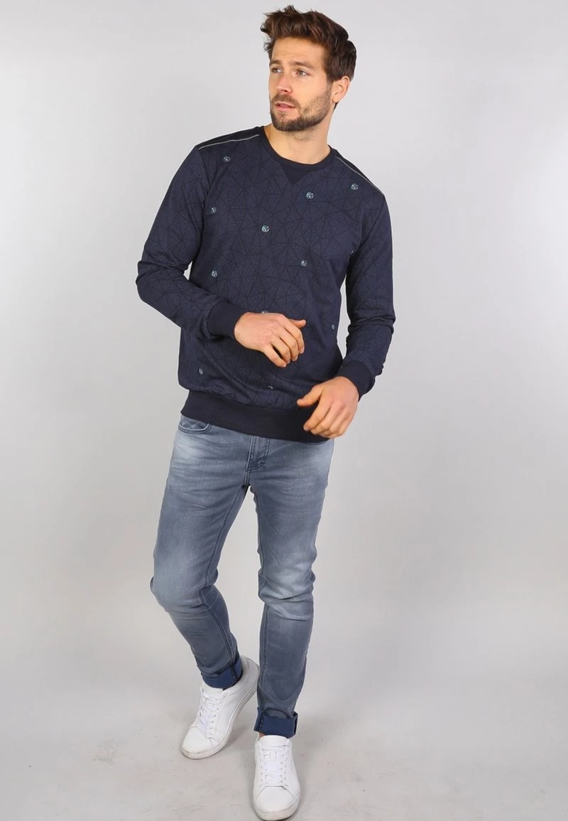 Gabbiano Sweatshirt - Navy, Herren 4 Gabbiano Sweatshirt - Navy, Herren – Bild 2