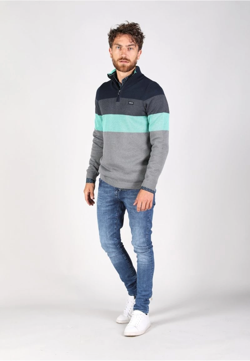 Gabbiano Strickjacke - Island Green, Herren 4 Gabbiano Strickjacke - Island Green, Herren – Bild 2