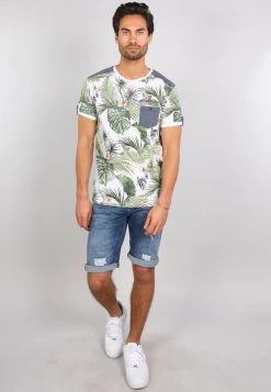 Gabbiano T-Shirt Print - White, Herren -Angebote Gabbiano Store 3a2dea6794bf4d53944d3ad4f5d7a508