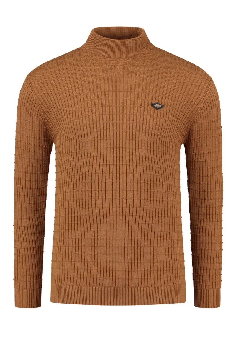 Gabbiano Strickpullover - Brick Orange, Herren 6 Gabbiano Strickpullover - Brick Orange, Herren – Bild 4