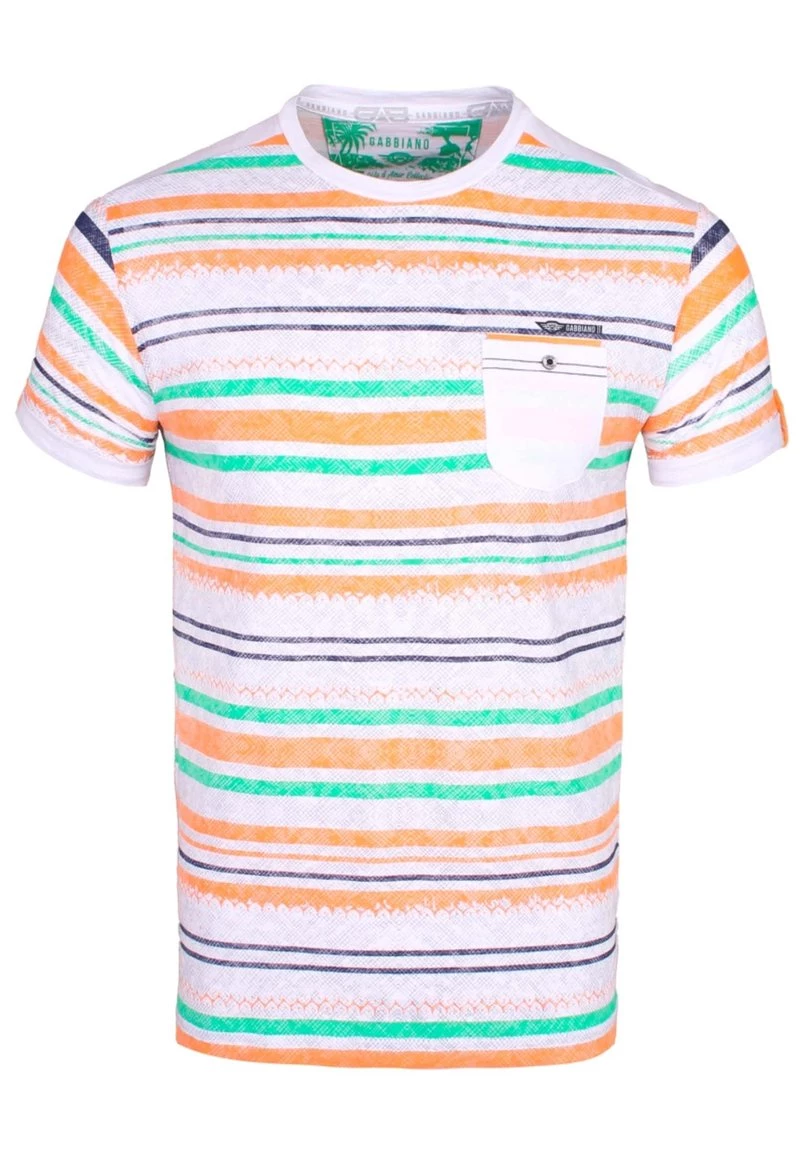 Gabbiano T-Shirt Print - White, Herren 6 Gabbiano T-Shirt Print - White, Herren – Bild 4