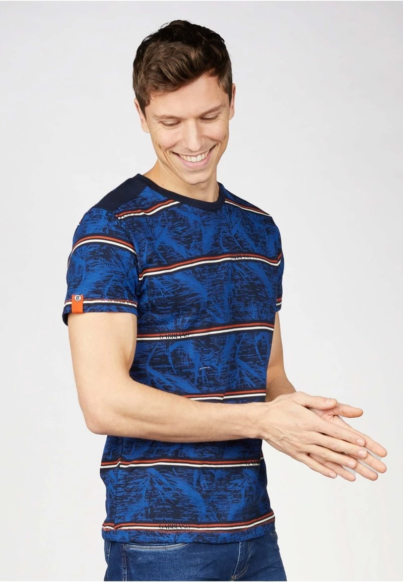 Gabbiano T-Shirt Print - Navy, Herren 3 Gabbiano T-Shirt Print - Navy, Herren