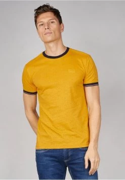 Gabbiano T-Shirt Print - Mustard Yellow, Herren