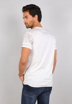 Gabbiano T-Shirt Print - Ecru, Herren -Angebote Gabbiano Store 49ad28ecce66475494a931a2572043ac