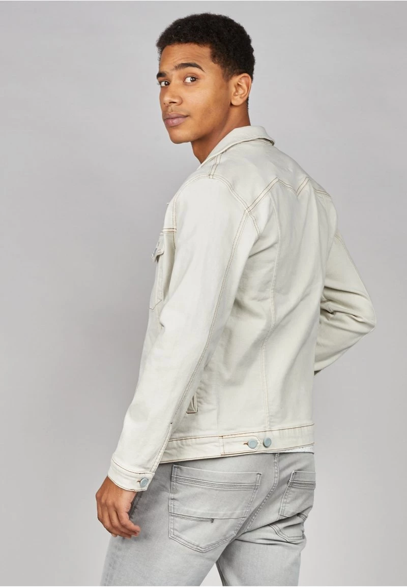 Gabbiano Jeansjacke - Ecru, Herren 5 Gabbiano Jeansjacke - Ecru, Herren – Bild 3
