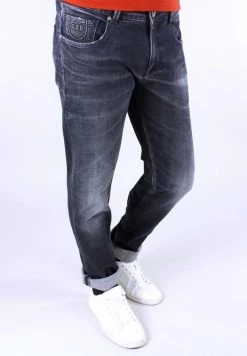 Angebote Gabbiano Store 42 Gabbiano BERGAMO - Jeans Straight Leg - Dark Smoke, Herren