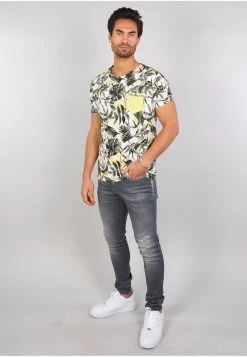 Gabbiano T-Shirt Print - White, Herren -Angebote Gabbiano Store 55cb6f736d444c53928110d2471b7817