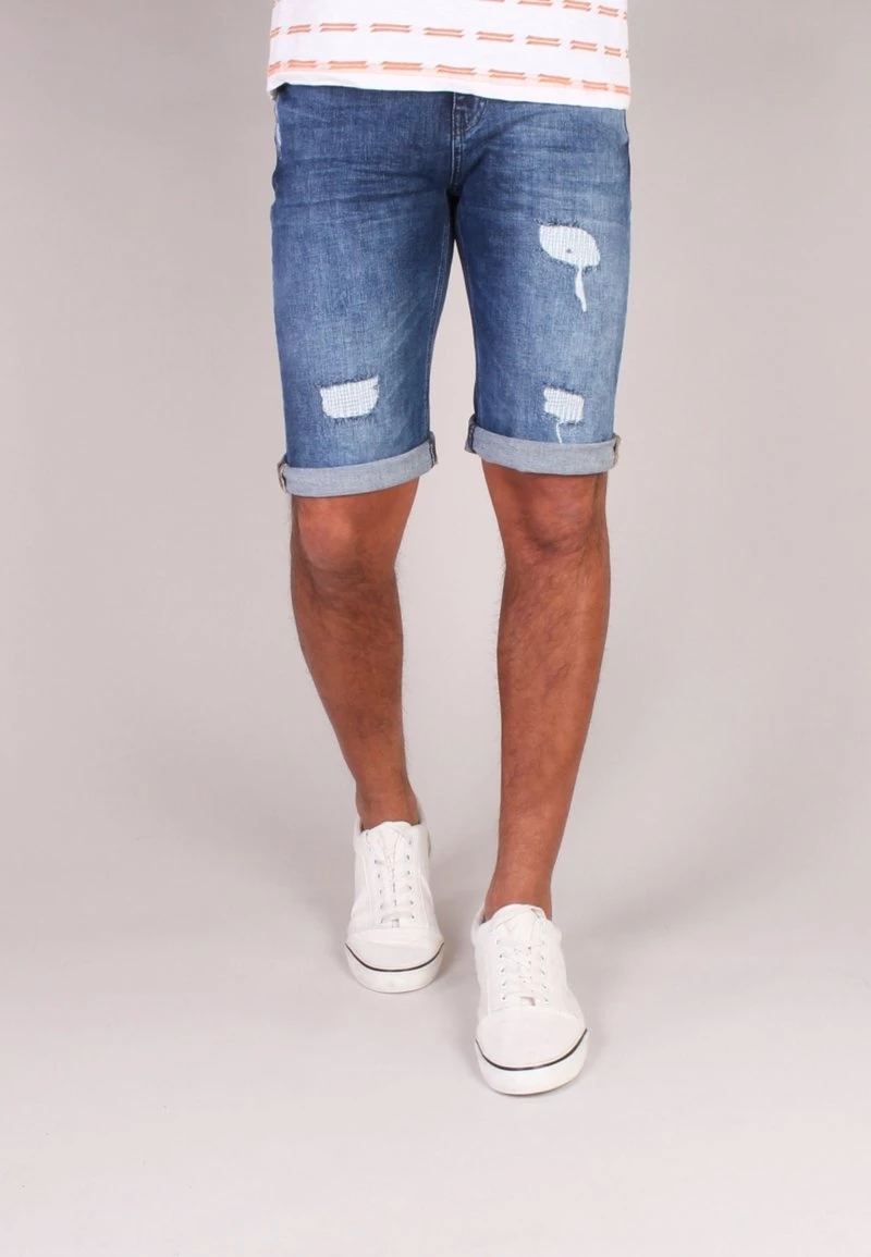 Gabbiano Jeans Shorts - Blue Destroyed, Herren 3 Gabbiano Jeans Shorts - Blue Destroyed, Herren