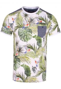 Gabbiano T-Shirt Print - White, Herren -Angebote Gabbiano Store 5e2233f453ca40ada92ee04cbefb6877