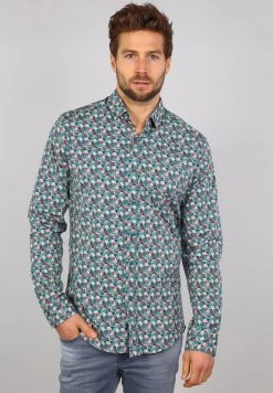 Gabbiano Hemd - Kale Green, Herren