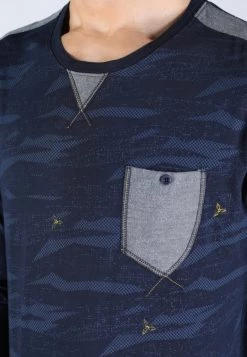 Gabbiano Langarmshirt - Navy, Herren -Angebote Gabbiano Store 64ef6c1a212f4d6daf2008711e0f9087