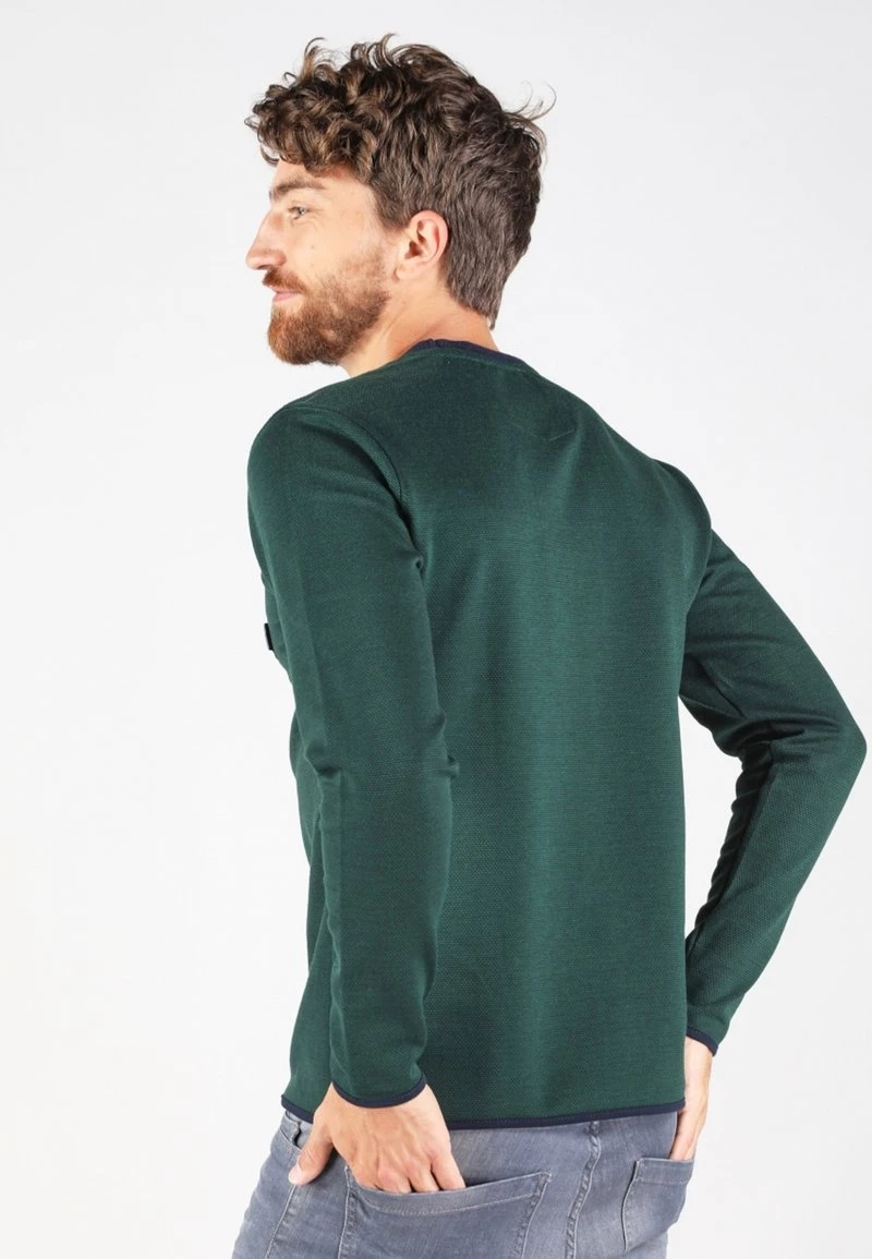 Gabbiano Strickpullover - Forest Green, Herren 5 Gabbiano Strickpullover - Forest Green, Herren – Bild 3