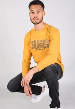 Gabbiano Sweatshirt - Mustard Yellow, Herren -Angebote Gabbiano Store 666e045a70f44f4083e7c1af97b1c31b