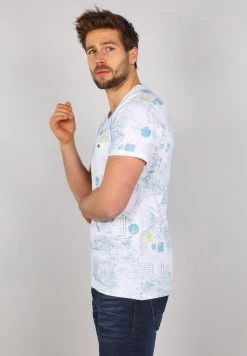 Gabbiano T-Shirt Print - White, Herren 14 Gabbiano T-Shirt Print - White, Herren -Angebote Gabbiano Store 68717bfd71804425aa6fd0d8f4f9eaab