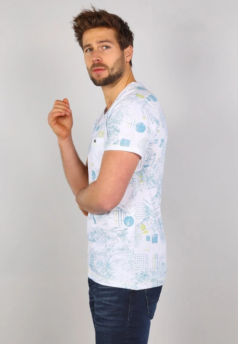 Gabbiano T-Shirt Print - White, Herren 8 Gabbiano T-Shirt Print - White, Herren – Bild 6