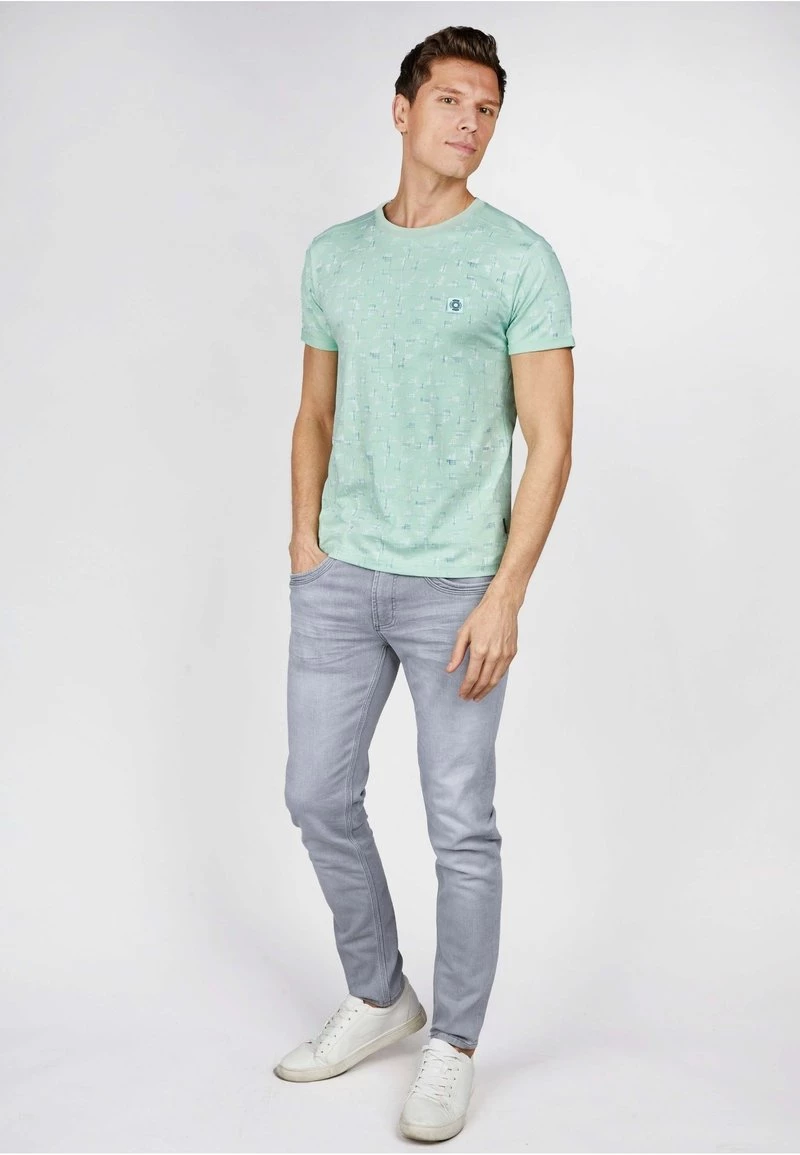 Gabbiano T-Shirt Print - Light Green, Herren 4 Gabbiano T-Shirt Print - Light Green, Herren – Bild 2