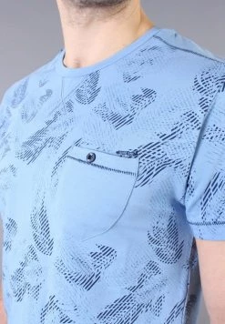 Gabbiano T-Shirt Print - Blue, Herren 8 Gabbiano T-Shirt Print - Blue, Herren -Angebote Gabbiano Store 6c4f8428344146c29b438cffff27f785