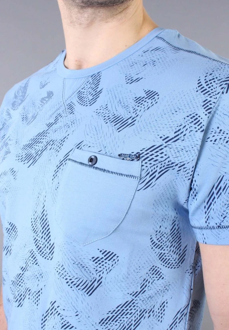 Gabbiano T-Shirt Print - Blue, Herren 5 Gabbiano T-Shirt Print - Blue, Herren – Bild 3