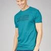 Gabbiano T-Shirt Print - Petrol Green, Herren