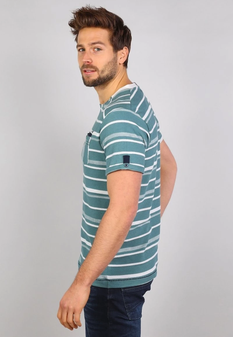 Gabbiano T-Shirt Print - Kale Green, Herren 6 Gabbiano T-Shirt Print - Kale Green, Herren – Bild 4