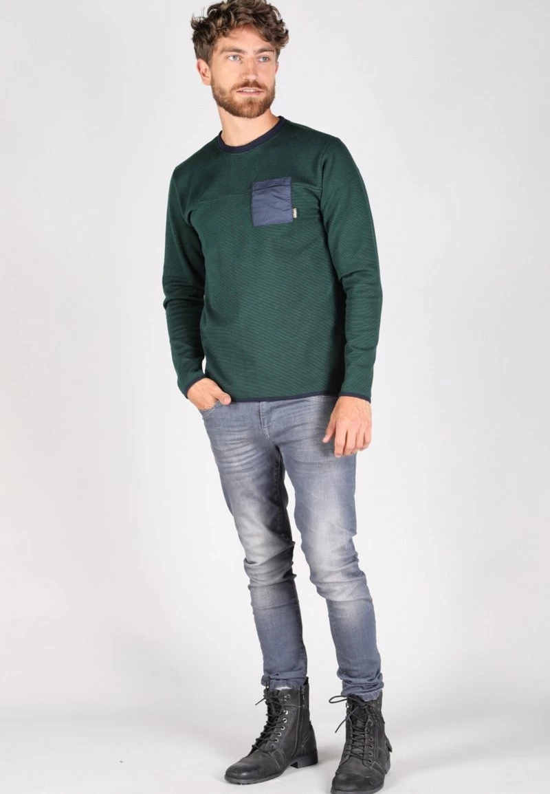 Gabbiano Strickpullover - Forest Green, Herren 4 Gabbiano Strickpullover - Forest Green, Herren – Bild 2