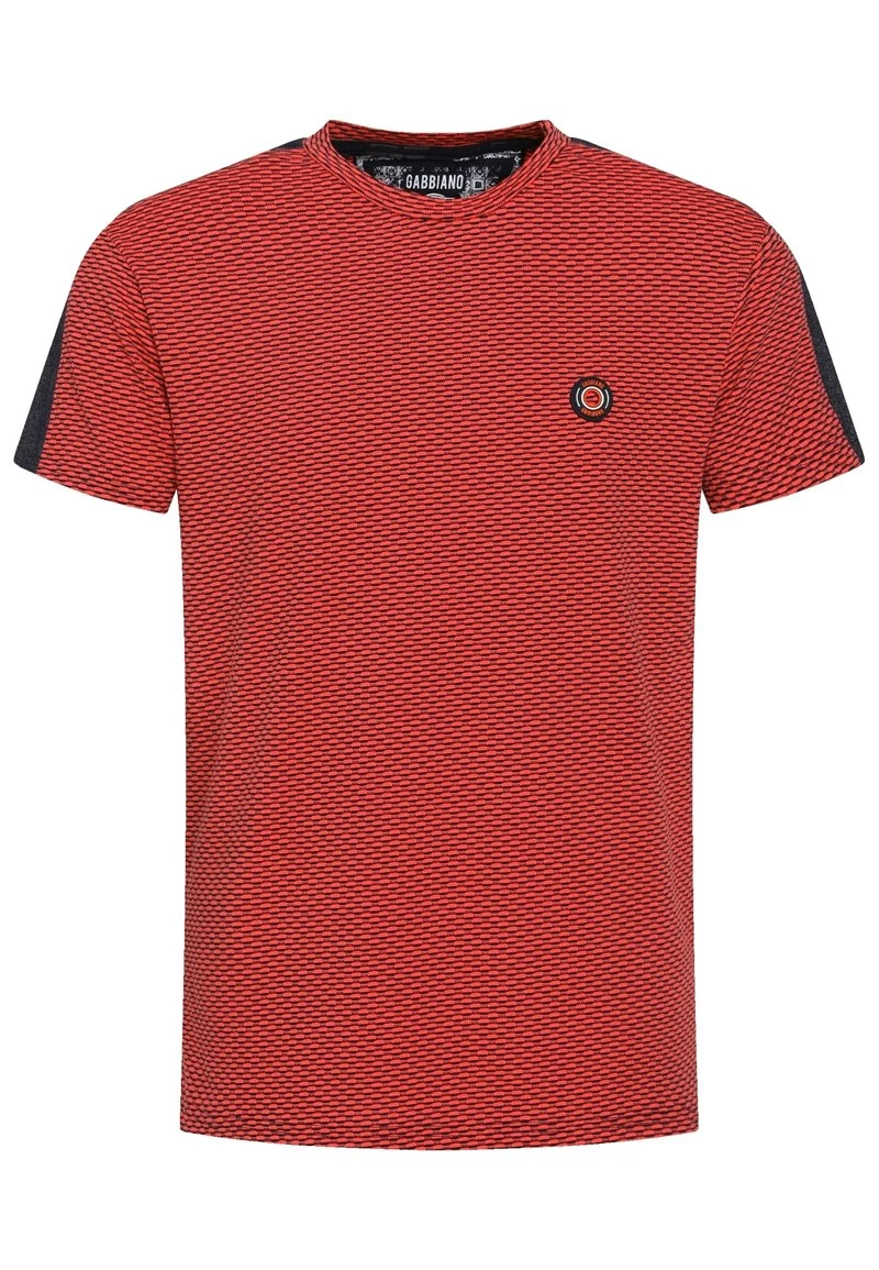Gabbiano T-Shirt Print - Bright Coral, Herren 7 Gabbiano T-Shirt Print - Bright Coral, Herren – Bild 5