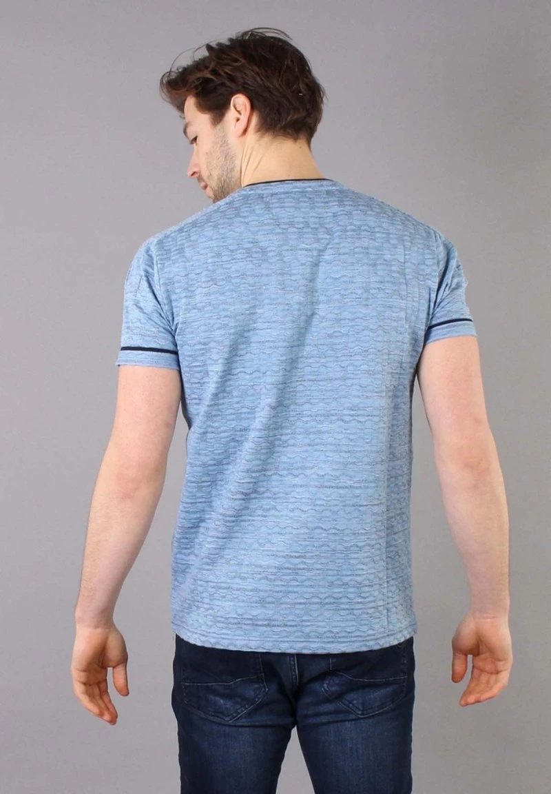 Gabbiano T-Shirt Print - Blue, Herren 4 Gabbiano T-Shirt Print - Blue, Herren – Bild 2