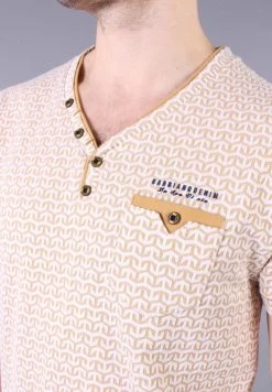 Gabbiano T-Shirt Print - Yellow, Herren -Angebote Gabbiano Store 743d35f2140d41139d74eb6aaafad66a