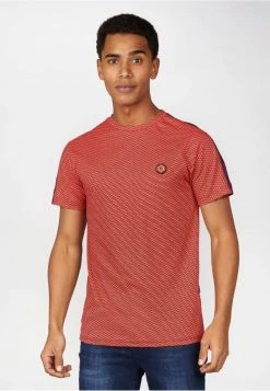 Gabbiano T-Shirt Print - Bright Coral, Herren