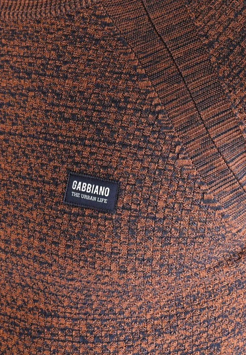 Gabbiano Strickpullover - Brick Orange, Herren 8 Gabbiano Strickpullover - Brick Orange, Herren – Bild 6