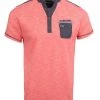 Gabbiano T-Shirt Print - Pink, Herren -Angebote Gabbiano Store 793dba9f44d4438db2d9374e4968ad07