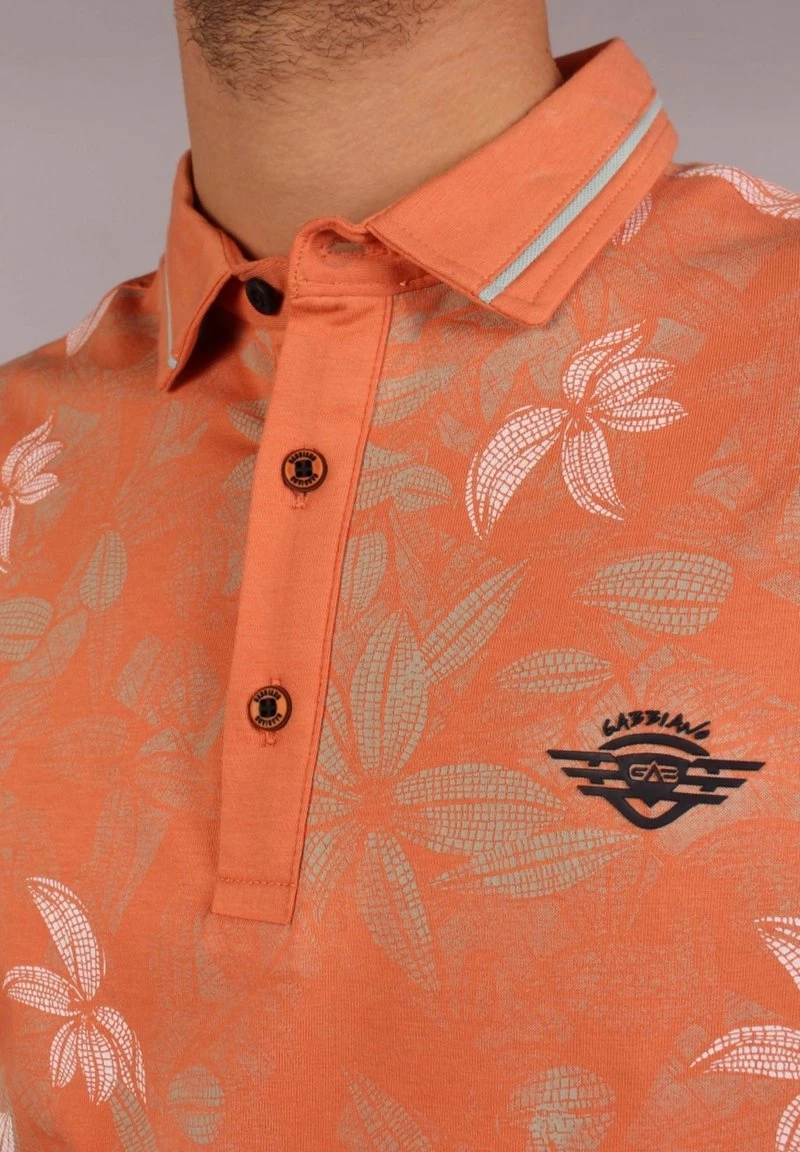Gabbiano Poloshirt - Papaya, Herren 6 Gabbiano Poloshirt - Papaya, Herren – Bild 4